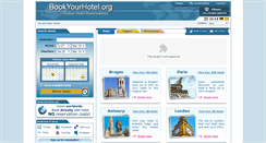Desktop Screenshot of bookyourhotel.org